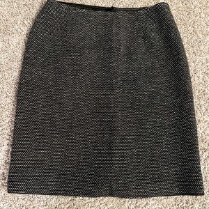 Black and white skirt by casual corner.  Size 6